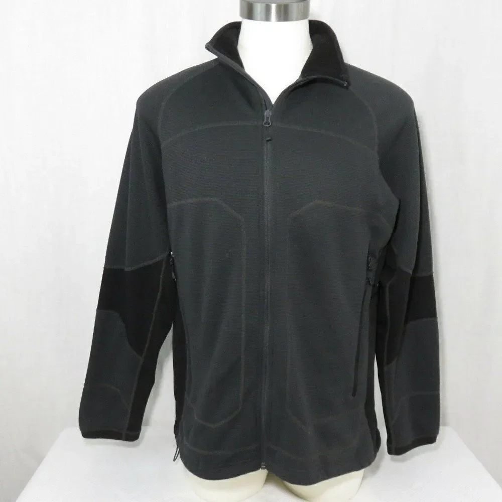 The North Face Stealth Byron Full Zip Fleece Jacket Black Mens XL